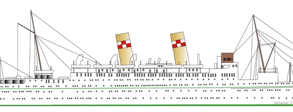 SS Empress of Canada [Ocean Liner] (1928) - drawings, dimensions, pictures